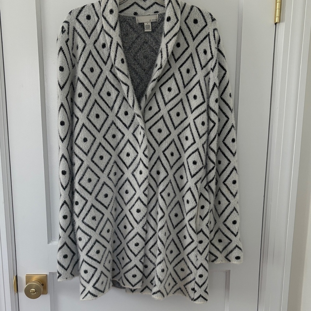 BY Design Cozy Geometric Sweater-Oversized